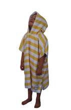 Load image into Gallery viewer, Kids Poncho - Yellow
